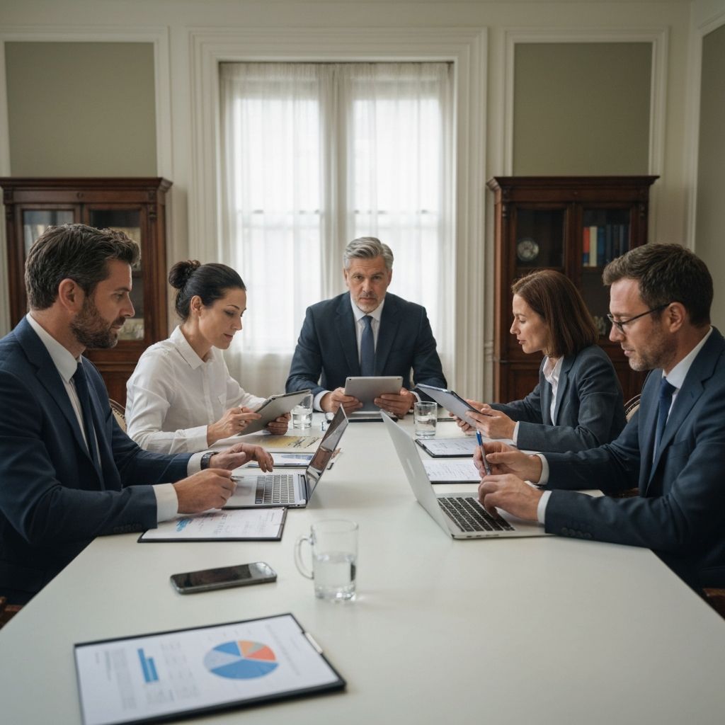 Institutional governance and strategic oversight